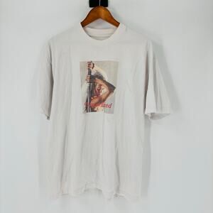 Uncivilized T-Shirt Size Large Mens White Kill Bill Uma Thurman Short Sleeve